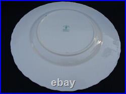 Set 12 ROYAL CROWN DERBY Porcelain china CHATSWORTH pattern Dinner Plates Gold
