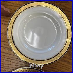 Set Of 4 Antique Minton For Tiffany & Co. Porcelain Plates Set Of 4 Antique Minton For Tiffany & Co. Porcelain Plates