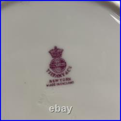 Set Of 4 Antique Minton For Tiffany & Co. Porcelain Plates Set Of 4 Antique Minton For Tiffany & Co. Porcelain Plates
