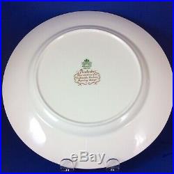 Set Of 4 Aynsley Pembroke Bone China 10.5 Dinner Plates (Gold Trim)