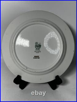 Set Of 5 Superior China Bavaria 9 3/4 22 Carat Gold Floral Dinner Plates (Read)
