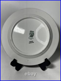 Set Of 5 Superior China Bavaria 9 3/4 22 Carat Gold Floral Dinner Plates (Read)