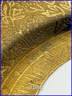 Set Of 5 Superior China Bavaria 9 3/4 22 Carat Gold Floral Dinner Plates (Read)