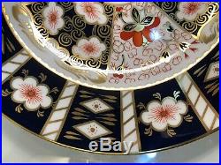 Set Of 6 Royal Crown Derby Traditional Imari 10.5 Dinner Plates ALL 1ST QUALITY