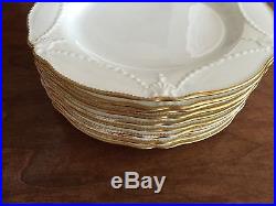 Set Of Ten Antique Classical Minton Dinner Plates Gold Details 2 Of 2