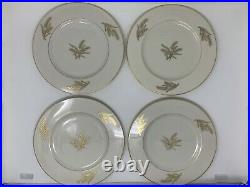 Set of 10 Excellent Lenox China Harvest Gold R-441 Dinner Plates 10.5