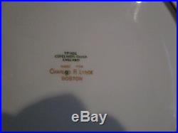 Set of 12 Copeland SPODE 10.5 Gold Encrusted Dinner Plates Charles R. Lynde