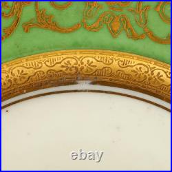Set of 12 Rare Royal Bavarian Gold Gilt China Porcelain Dinner Plates 11.75 Set of 12 Rare Royal Bavarian Gold Gilt China Porcelain Dinner Plates 11.75