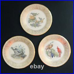Set of 13 Lenox Boehm Bird Annual Dinner Plates Limited Edition Vintage