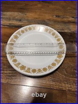 Set of 14 Vintage Corelle Butterfly Gold 10 1/4 Dinner Plates Pre-owned