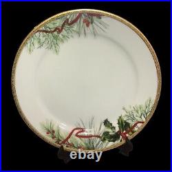 (Set of 4) CHARTER CLUB Grand Buffet Holly Berry 11.50 Dinner Plates NEW