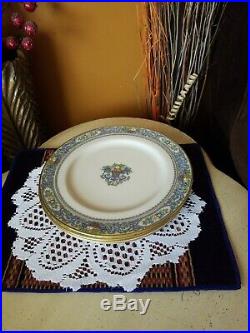 Set of 4 GOLD MARK Antique Lenox AUTUMN Dinner Plates 10 1/4 BEAUTIFUL