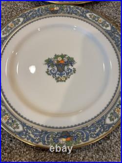 Set of 4 Lenox Autumn Dinner Plates Gold Back Stamp MINT Set of 4 Lenox Autumn Dinner Plates Gold Back Stamp MINT