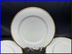 Set of 4 Lenox TUXEDO USA Dinner Plates 10 1/2