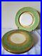 Set-of-4-Selb-Bavarian-Green-and-Gold-Encrusted-11-Dinner-Plates-01-sa