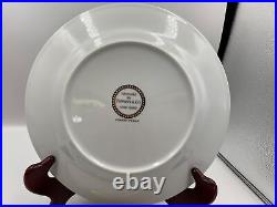 Set of 4 Tiffany & Co. GOLD BAND Dinner Plates Limoges France