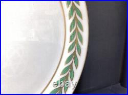Set of 6 LENOX ATHENIA 10 5/8 Dinner Plates With Gold Trim (J31)