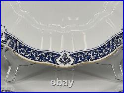 Set of (6) Royal Crown Derby Milldale Gold 10 5/8 Dinner Plates A. 1326