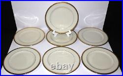 Set of 7 Hutschenreuther Selb LHS Bavaria Gold Encrusted 10 Dinner Plates