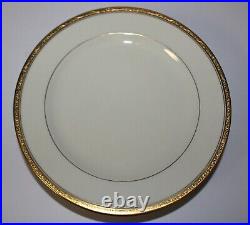 Set of 7 Hutschenreuther Selb LHS Bavaria Gold Encrusted 10 Dinner Plates