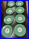 Set-of-8-Antique-Spode-Copeland-China-Dinner-Plates-Green-Gold-Trim-Floral-01-uydp