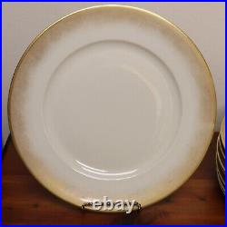 Set of 8 Rosenthal Bavaria Germany Dinner Plates Gold Stardust 10¼