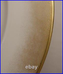 Set of 8 Rosenthal Bavaria Germany Dinner Plates Gold Stardust 10¼