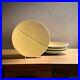 Set-pf-4-Stamped-Randy-Johnston-Yellow-Dinner-Plates-Handmade-Studio-Art-Pottery-01-gm