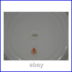 Sevres Napoleon III Service Des Bals Gold Monogram 9 Plate circa 1846 N Crown