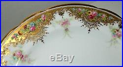 Spode Copeland for T. Goode 10 7/8 Service Plate Gold & Floral -11 Available