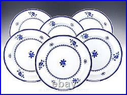 Spode England Y2649 GLOUCESTER BLUE & GOLD 10-1/4 DINNER PLATES Set of 6