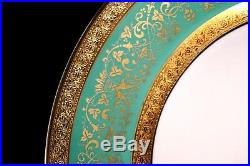 Stunning Antique Rosenthal Selb Plossberg Gold Encrusted Aida Dinner Plate