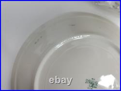 Syracuse China DEVILLE GREEK KEY & WHEAT 25 9 DINNER PLATES Black Gold 1958