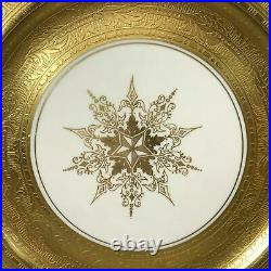 Syracuse China Old Ivory Gold Encrusted Star Dinner Cabinet Plate (6 available)