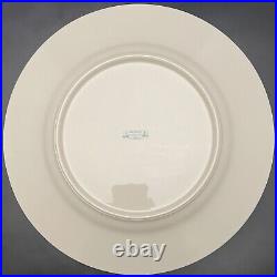 Syracuse China Old Ivory Royal Court Cobalt Blue Dinner Plates 6pc USA 10.5dia