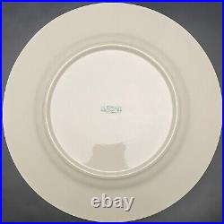 Syracuse China Old Ivory Royal Court Cobalt Blue Dinner Plates 6pc USA 10.5dia