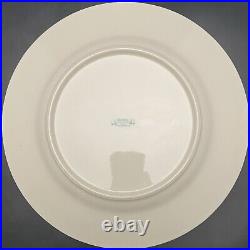 Syracuse China Old Ivory Royal Court Cobalt Blue Dinner Plates 6pc USA 10.5dia