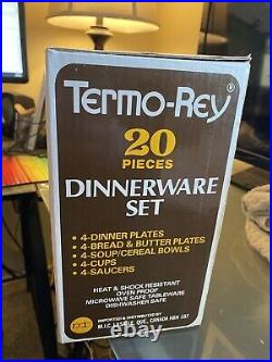 TERMO REY Butterfly Gold 18 Piece Dinnerware Set