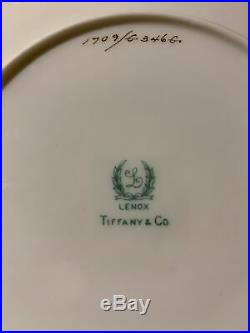 TIFFANY & CO. Lenox Gold Trim Deco Dinner, Salad, Desert Plates Lot of 16 L@@K