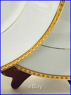 Tiffany & Co China Limoges GOLD BAND Dinner Plate 10 3/4