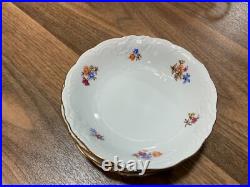 Ultra Rare Wawel 42-Pc Dinnerware Set Made in Poland Flowers, Gold Trim Ultra Rare Wawel 42-Pc Dinnerware Set Made in Poland Flowers, Gold Trim
