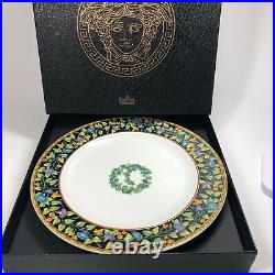 VERSACE by ROSENTHAL Fine Porcelain GOLD IVY China 6 Piece Dinner Set With Boxes