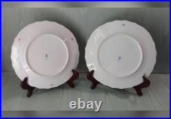 VTG Set of 2 Herend Hungary Indian Basket Porcelain 10.25 inch Dinner Plates VTG Set of 2 Herend Hungary Indian Basket Porcelain 10.25 inch Dinner Plates