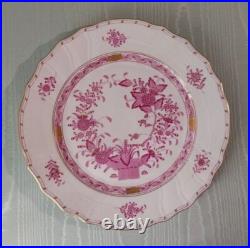 VTG Set of 2 Herend Hungary Indian Basket Porcelain 10.25 inch Dinner Plates VTG Set of 2 Herend Hungary Indian Basket Porcelain 10.25 inch Dinner Plates