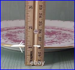 VTG Set of 2 Herend Hungary Indian Basket Porcelain 10.25 inch Dinner Plates VTG Set of 2 Herend Hungary Indian Basket Porcelain 10.25 inch Dinner Plates
