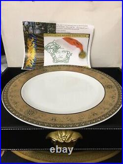 Versace Arcadia Gold Dinner Plate Prestige Gift Rosenthal New Box Sale