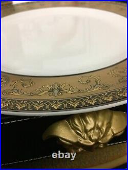Versace Arcadia Gold Dinner Plate Prestige Gift Rosenthal New Box Sale
