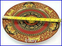 Versace by Rosenthal Medusa Red Plates Set of 6