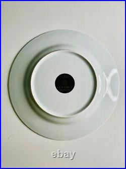 Versace x Rosenthal Prestige Gala Black Gold Silver Pattern Dinner Plate 10.5