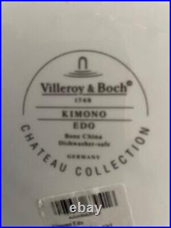 Villeroy & Boch 8 pc New Kimono Edo Exquisite Bone China Made in Germany